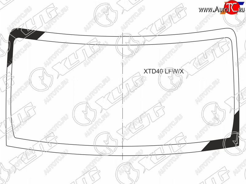 6 299 р. Стекло лобовое Daihatsu Grand Max 07-19  Toyota Lite Ace 08-20  Town Ace 08-20 XYG XTD40 LFW/X  с доставкой в г. Кемерово