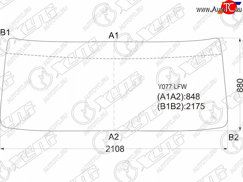 11 949 р. Стекло лобовое Hino 500 04-  Ranger 98-17 XYG Y077 LFW  с доставкой в г. Кемерово