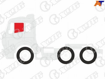 2 099 р. Стекло боковое опускное (Спереди Слева Цвет зеленый) Hino Ranger 86-98 XYG Y630 FD/LH2  с доставкой в г. Кемерово. Увеличить фотографию 1