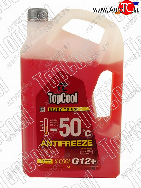 1 249 р. Антифриз (Х COOL G12+ 5 л. -50 C Красный) TOPCOOL Z0038  с доставкой в г. Кемерово