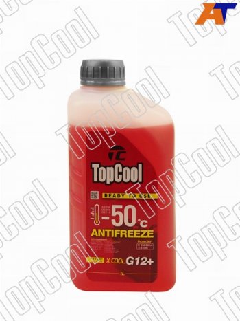 Антифриз (Х COOL G12+ 1 л. -50 C Красный) TOPCOOL Z0037