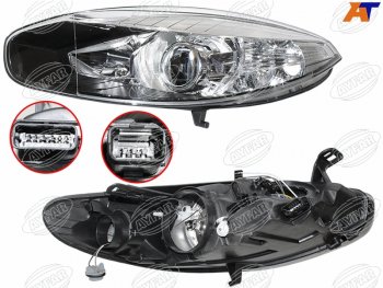 Фара левая (галоген, с электрокорректором) AYFAR Renault Fluence (2010-2012) дорестайлинг