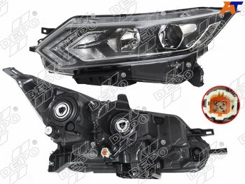 Фара Nissan Qashqai 17-22 (Слева) DEPO 215-11AKL-LDEM2