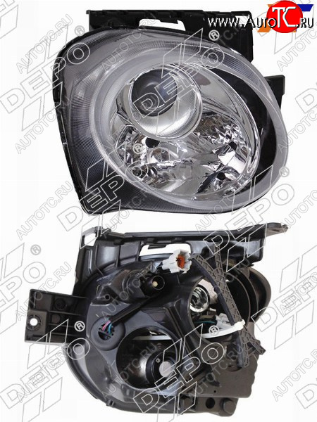 10 749 р. Фара NISSAN JUKE 14-20 RH под электрокорректор (Евросвет) DEPO 215-11H3R-LD-EM  с доставкой в г. Кемерово
