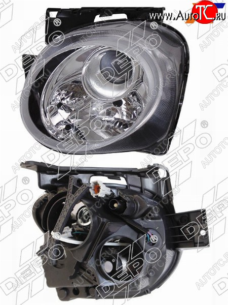 10 749 р. Фара NISSAN JUKE 14-20 LH под электрокорректор (Евросвет) DEPO 215-11H3L-LD-EM  с доставкой в г. Кемерово