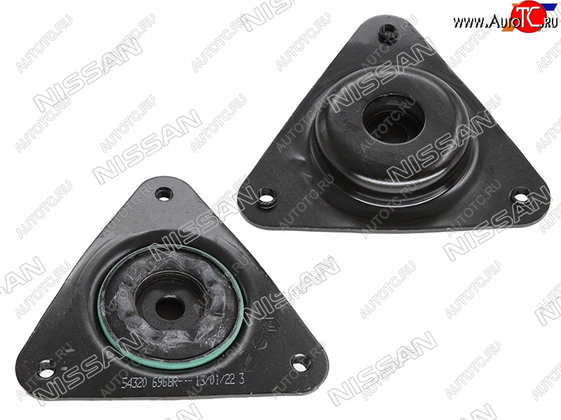 1 359 р. Опора передней стойки Nissan Qashqai 13-22  X-Trail 13-22 (Справа=Слева) NISSAN 54320-6968R  с доставкой в г. Кемерово