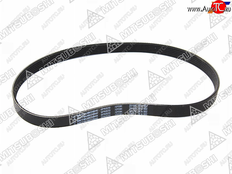 599 р. Ремень поликлиновый NISSAN PULSAR N16 99-11SENTRA B15X 00-06TOYOTA ESTIMA TCR1# 2TZFE 93-98 MITSUBOSHI 6PK820  с доставкой в г. Кемерово