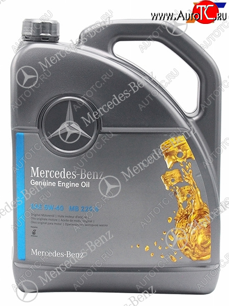 7 699 р. Масло моторное MERCEDES-BENZ (синтетическое) 5л  5W-40 229.5 бензин MERCEDES A000989630813AAEW  с доставкой в г. Кемерово