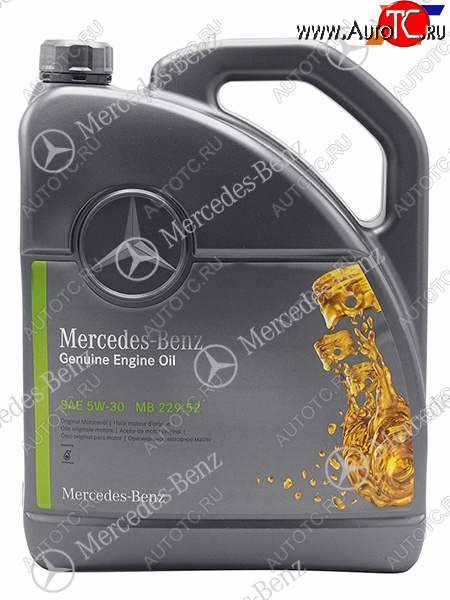 11 199 р. Масло моторное MERCEDES-BENZ (синтетическое) 5л 5W30 229.52 бензин MERCEDES A000989700613ABDW  с доставкой в г. Кемерово