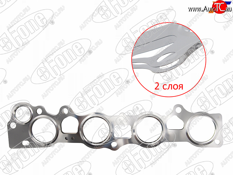 939 р. Прокладка выпускного коллектора NISSAN NOTETIIDA HR1516DE 05- STONE JB-02775  с доставкой в г. Кемерово