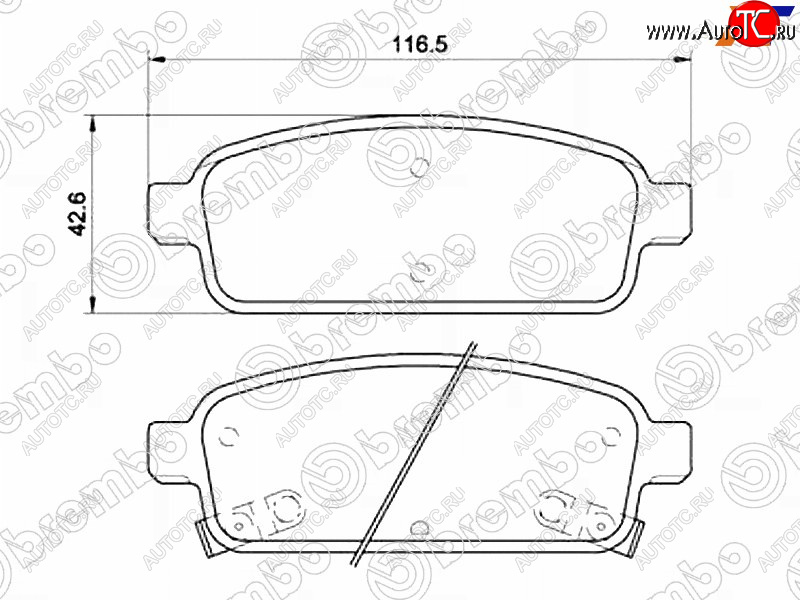 2 999 р. Колодки тормозные задние RH-LH SAT Chevrolet Cruze J300 седан дорестайлинг (2009-2012)  с доставкой в г. Кемерово