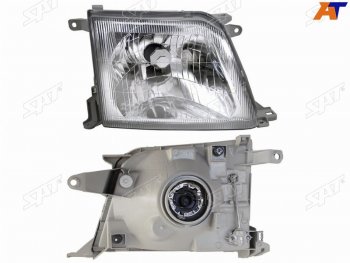 Фара правая (хрусталь) SAT Toyota Land Cruiser Prado  J90 (1999-2002) 3 дв. рестайлинг, 5 дв. рестайлинг
