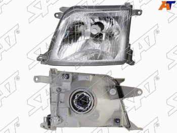 Фара левая (хрусталь) SAT Toyota Land Cruiser Prado  J90 (1999-2002) 3 дв. рестайлинг, 5 дв. рестайлинг