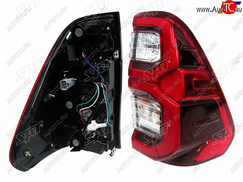 8 499 р. Фонарь задний правый (LED)  Toyota Hilux  AN120 (2020-2025) 2-ой рестайлинг  с доставкой в г. Кемерово