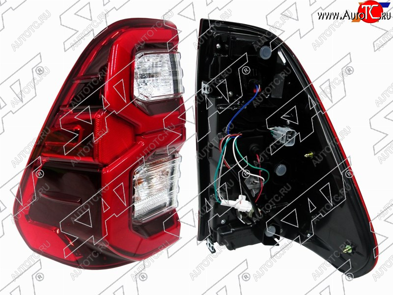 7 599 р. Фонарь задний левый (LED)  Toyota Hilux  AN120 (2020-2025) 2-ой рестайлинг  с доставкой в г. Кемерово