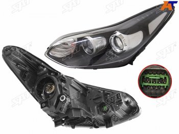 Фара левая (галоген, LED) SAT KIA Sportage  4 QL (2016-2022) дорестайлинг, рестайлинг