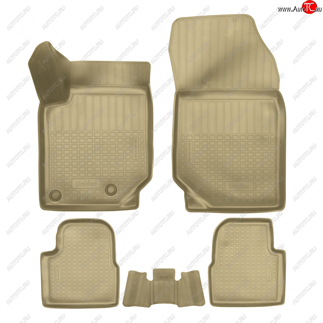 2 999 р. Коврики салонные Norplast  CITROEN C4  C41 (2020-2025) 5 дв. (бежевый)  с доставкой в г. Кемерово