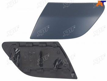 319 р. Левая крышка форсунки омывателя фары SAT Volkswagen Golf 5 хэтчбэк (2003-2009) (неокрашенная)  с доставкой в г. Кемерово. Увеличить фотографию 2