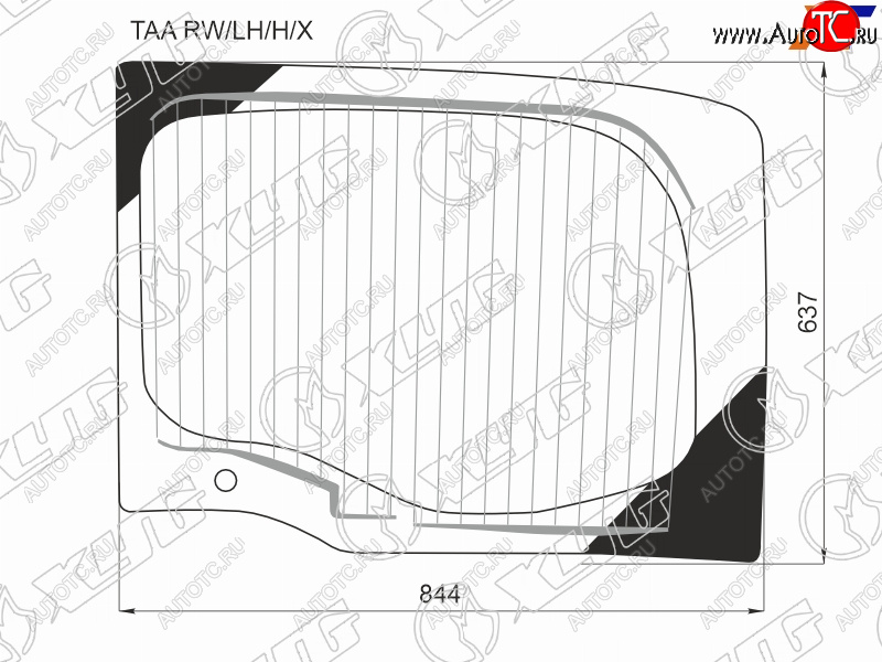 8 299 р. Стекло заднее (Цвет зеленый Обогрев) Honda Stepwgn 15-21 XYG TAA RW/LH/H/X  с доставкой в г. Кемерово