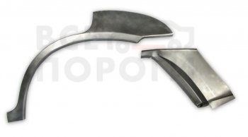 Левая задняя ремонтная арка (внешняя) Vseporogi Hyundai Terracan  HP (2001-2007) дорестайлинг, рестайлинг (Холоднокатаная сталь 0,8мм)