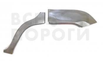 Левая задняя ремонтная арка (внешняя) Vseporogi Jeep Cherokee  KJ (2001-2007) дорестайлинг, рестайлинг (Холоднокатаная сталь 0,8мм)