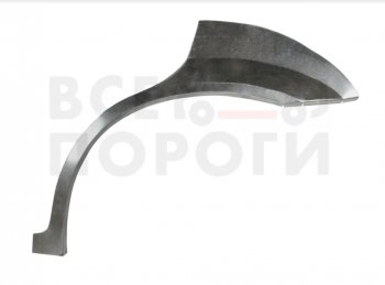 Левая задняя ремонтная арка (внешняя) Vseporogi Mazda 323/Familia  седан (1998-2004) BJ дорестайлинг, BJ рестайлинг (холоднокатаная сталь 0.8 мм)