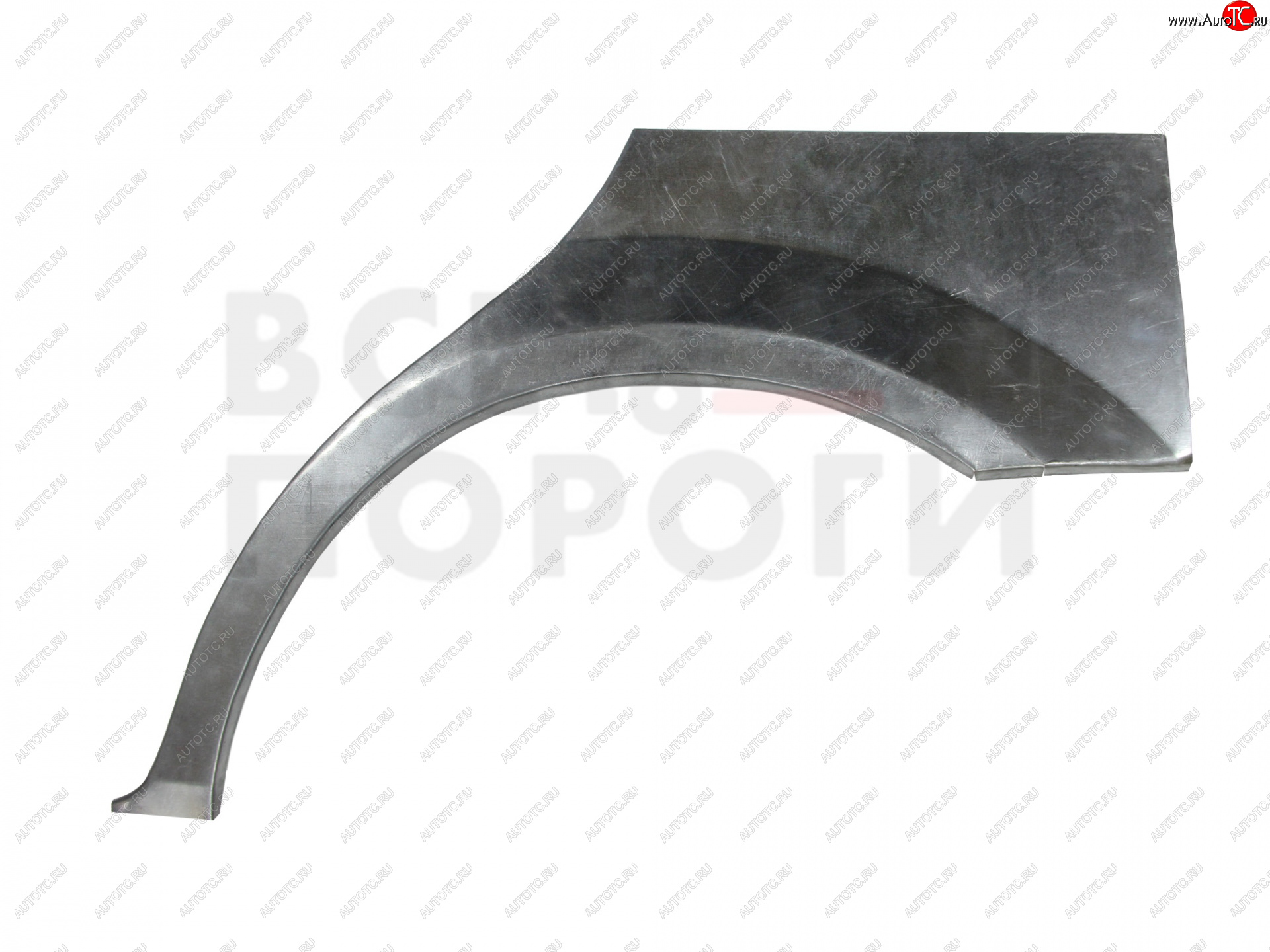 2 099 р. Левая задняя ремонтная арка (внешняя) Vseporogi  Mazda 6 ( GG,  GG, GY) (2002-2008) лифтбэк дорестайлинг, седан дорестайлинг, универсал дорестайлинг, лифтбэк рестайлинг, седан рестайлинг, универсал рестайлинг (Оцинкованная сталь 0,8 мм.)  с доставкой в г. Кемерово