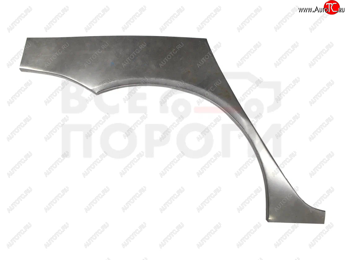 2 099 р. Правая задняя ремонтная арка (внешняя) Vseporogi  Mitsubishi Lancer  9 CS (2003-2009) седан 1-ый рестайлинг, седан 2-ой рестайлинг (Оцинкованная сталь 0,8 мм.)  с доставкой в г. Кемерово