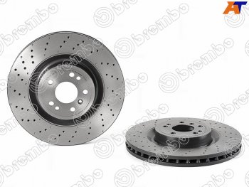 11 299 р. Передний тормозной диск BREMBO Mercedes-Benz GLE class C292 (2015-2025)  с доставкой в г. Кемерово. Увеличить фотографию 3