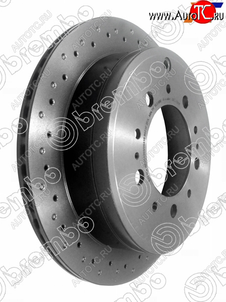 16 799 р. Диск тормозной задний Ø345 BREMBO Toyota Land Cruiser 200 дорестайлинг (2007-2012)  с доставкой в г. Кемерово