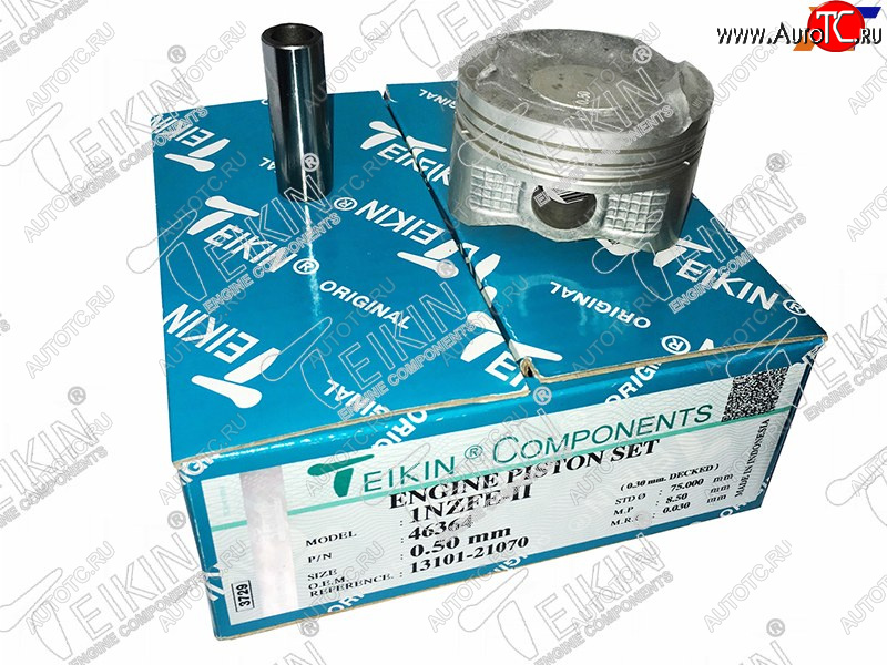 4 799 р. Поршни (к-т 4 шт) TOYOTA COROLLA RUNXALLEXCOROLLAFIELDERVITZ 1NZFE TEIKIN 46364 050  с доставкой в г. Кемерово