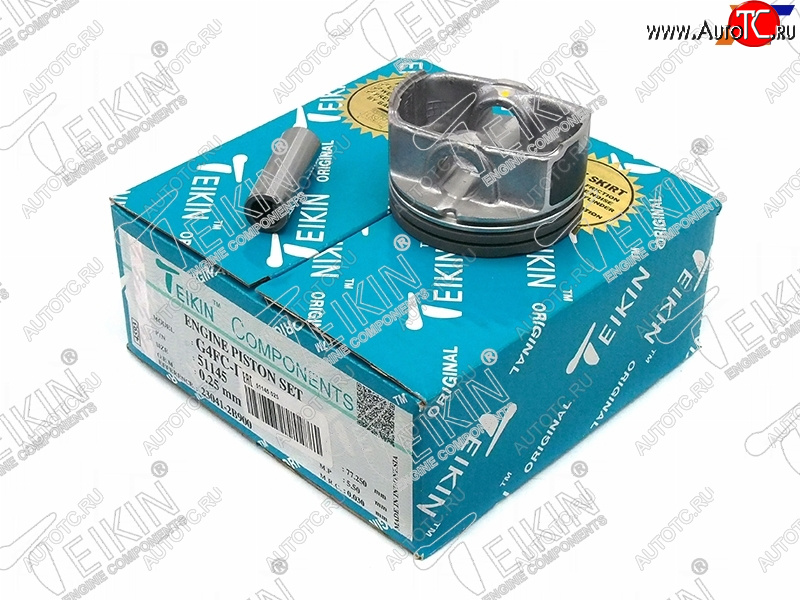 5 999 р. Поршни (к-т 4 шт) HYUNDAI SOLARISELANTRAI20I30KIA CEEDSOULCERATO 1,41,6 G4FAG4FC 10- TEIKIN 51145 025  с доставкой в г. Кемерово