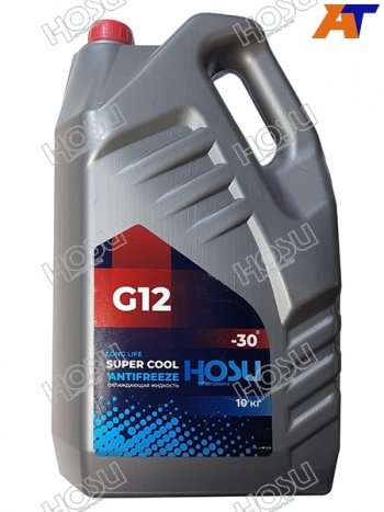 Антифриз (SUPER COOL G12 10 кг. -30 C красный) HOSU HSCL0009