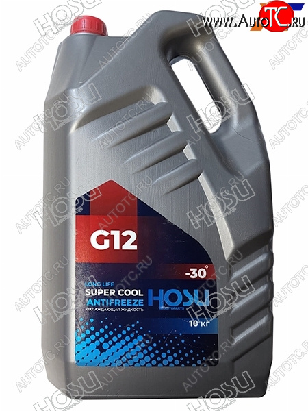 1 499 р. Антифриз (SUPER COOL G12 10 кг. -30 C красный) HOSU HSCL0009  с доставкой в г. Кемерово