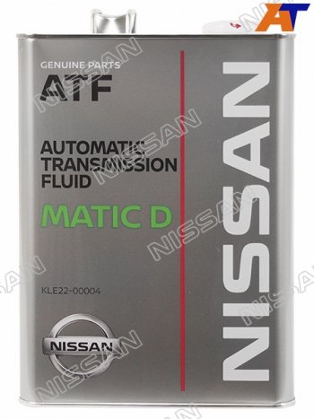 6 999 р. Масло трансмиссионное NISSAN MATIC D (ATF) 4Л. NISSAN KLE22-00004  с доставкой в г. Кемерово. Увеличить фотографию 1