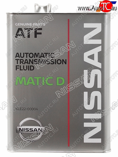 6 999 р. Масло трансмиссионное NISSAN MATIC D (ATF) 4Л. NISSAN KLE22-00004  с доставкой в г. Кемерово