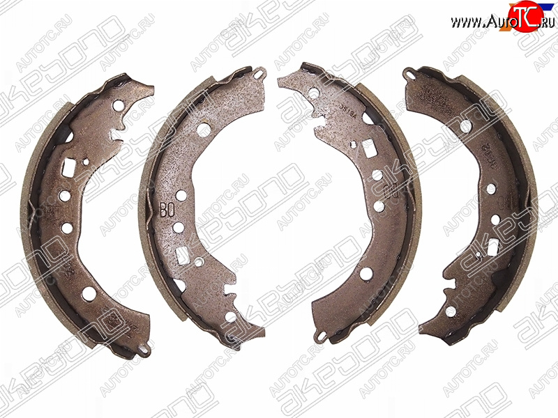 4 849 р. Колодки тормозные барабанные задние LH-RH SAT Toyota Premio T260 дорестайлинг (2007-2010)  с доставкой в г. Кемерово