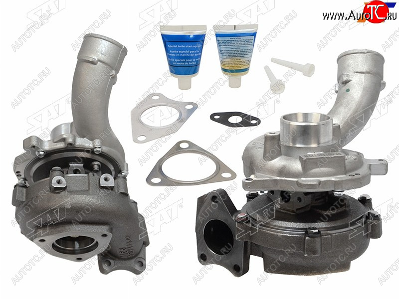 36 999 р. Турбина Audi A6 04-10  Q7 05-15  Volkswagen Touareg 02-14  Audi A6 allroad quattro 06-12  S6 06- SAT ST-059 145 722 R  с доставкой в г. Кемерово
