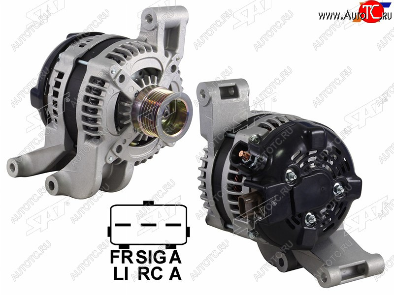 10 599 р. Генератор FORD CMAX 1.8 2.0 07-10FOCUS II 1.8 2.0 04-11 12V 120A                                    SAT ST-1530298  с доставкой в г. Кемерово