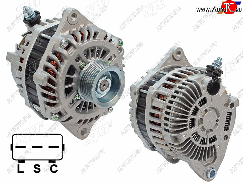 12 399 р. Генератор NISSAN TEANA J32 VQ25DE 08-13MURANO Z51Z51R VQ35DE 08-15  12V 130A                       SAT ST-23100-1AA1A  с доставкой в г. Кемерово