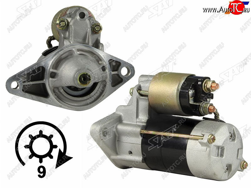3 699 р. Стартер Toyota Caldina (T190,T210) 92-02  Corolla (E90,E100,E110) 87-02  Carina (T170,T190,T210) 8 SAT ST-28100-16070  с доставкой в г. Кемерово
