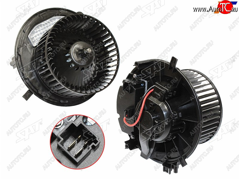 5 499 р. Мотор отопителя салона Audi A3 12-19  Skoda Kodiaq 16-22  Octavia 12-20  Volkswagen Golf 12-19  SAT ST-5Q1819021  с доставкой в г. Кемерово