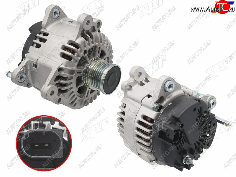 13 849 р. Генератор AUDI A3SEAT EXEOSKODA SUPERBVOLKSWAGEN AMAROKEOSMULTIVAN 2.0D 12V 120A 03-            SAT ST-85-0065  с доставкой в г. Кемерово