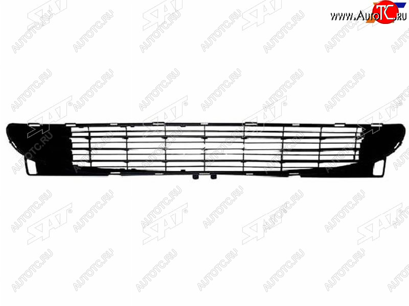 1 099 р. Нижняя решетка переднего бампера SAT  Peugeot 307 ( универсал,  хэтчбэк 3 дв.) (2001-2008) дорестайлинг, дорестайлинг, рестайлинг  с доставкой в г. Кемерово