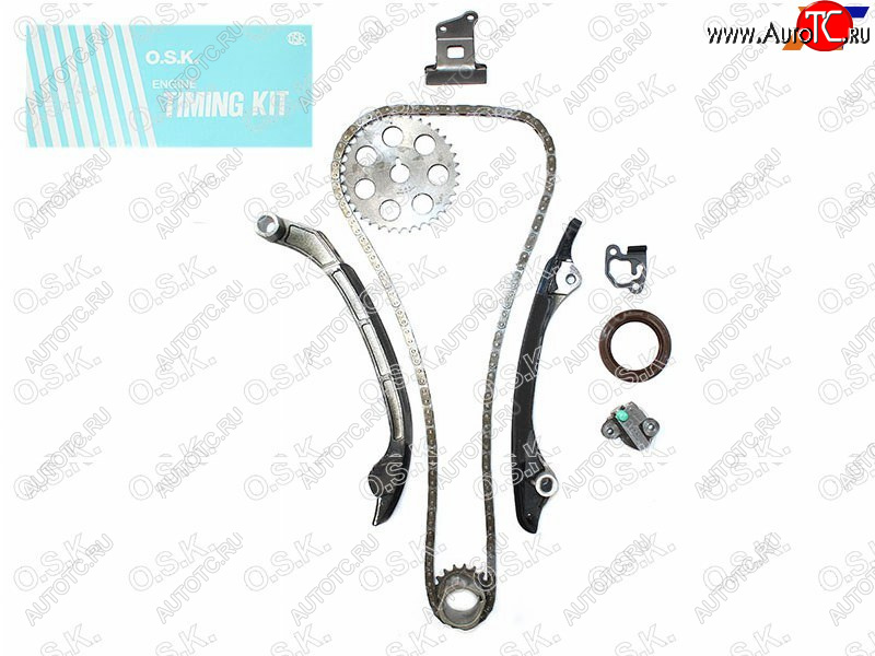 10 999 р. Комплект для замены цепи ГРМ TOYOTA DYNATOYOACEHIACEHILUXLC PRADO 2TR-FE 04- OSK T037K  с доставкой в г. Кемерово