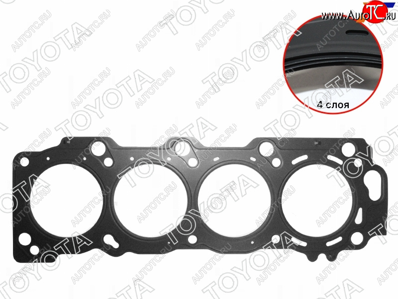 3 999 р. Прокладка ГБЦ TOYOTA 3UZFE LH TOYOTA 11116-50060  с доставкой в г. Кемерово