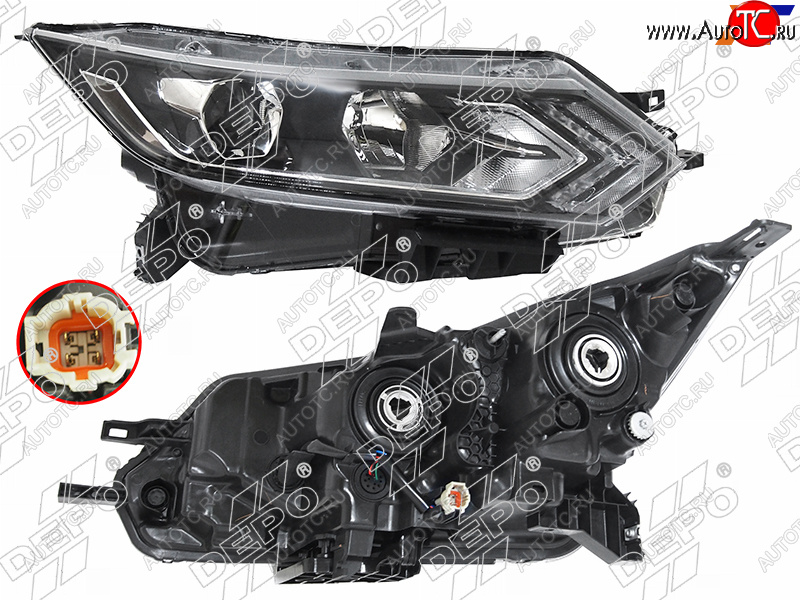 18 999 р. Фара Nissan Qashqai 17-22 (Справа) DEPO 215-11AKR-LDEM2  с доставкой в г. Кемерово