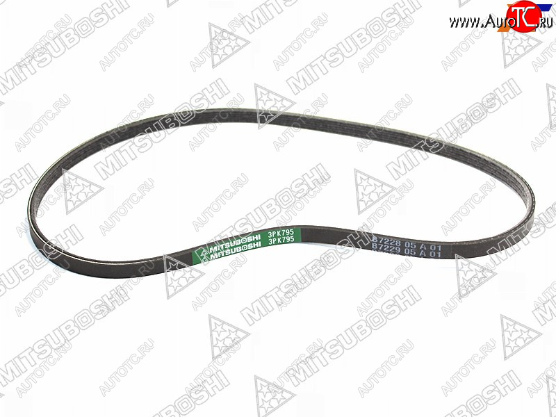 288 р. Ремень поликлиновой TOYOTA LITETOWNACE CR2#CR3# (PS) MZ CX-5 2.0 MITSUBOSHI 3PK795  с доставкой в г. Кемерово