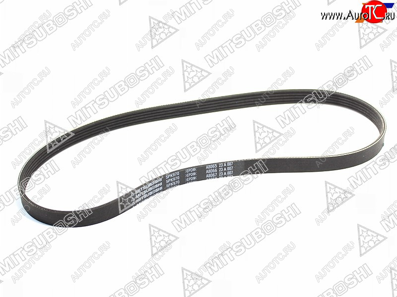 639 р. Ремень поликлиновой TOYOTA 4-7A-FE 90-99DAEWOO NEXIALANOS 1.31.5 MITSUBOSHI 5PK970  с доставкой в г. Кемерово