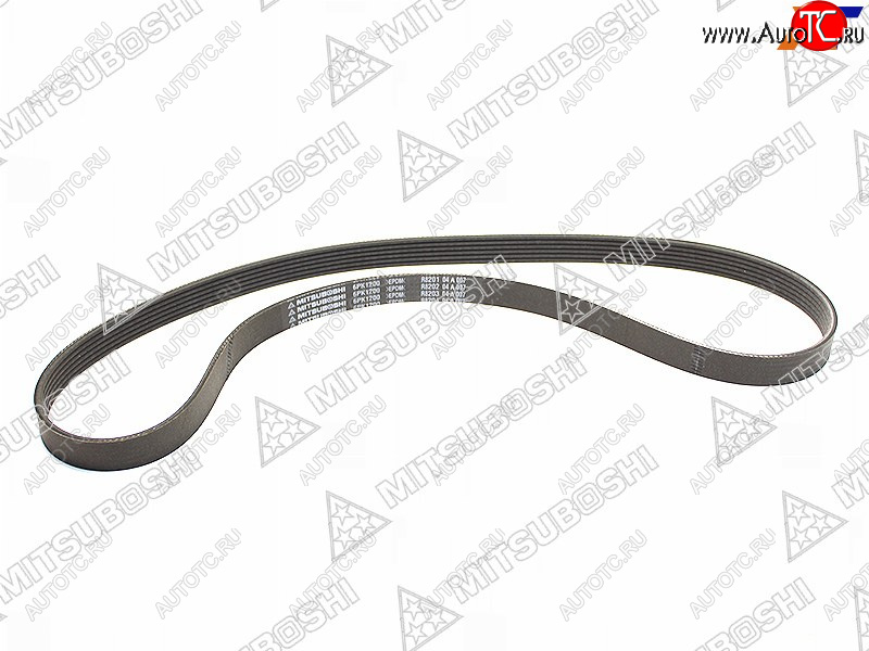 959 р. Ремень поликлин MITSUBISHI DIAMANT F3#F4#NISSAN TIIDA MR18DERENAULT LOGAN 1.6 16V 06- MITSUBOSHI 6PK1200  с доставкой в г. Кемерово